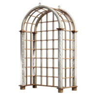 vibrant artistic Vertical Trellis Metal Frame Transparent Background original png