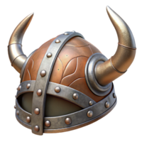 stunning traditional Viking Helmet Metal Texture Side Angle Transparent Background exclusive png