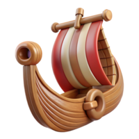 serene artistic Viking Ship Figurehead Wooden Texture Front View Transparent Background high quality png