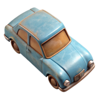 stunning artistic Vintage Car Top View Transparent Background professional png