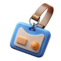 extraordinary abstract Virtual Event Badge with Name Tag Transparent Background high resolution png