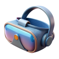 serene artistic Vr Headset with Ergonomic Design Isolated Element original png