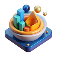 impressive contemporary Abstract Data Visualization in Ar Element high quality png