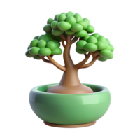 beautiful artistic A Bonsai Tree in a Minimalist Pot Soft Li png