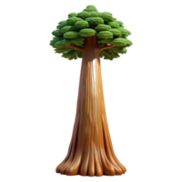 elegant rustic A Giant Sequoia Tree Reaching Towards the H original png