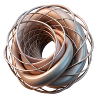 extraordinary artistic Abstract Wire Sculpture Curved Lines Cutout Element high quality png