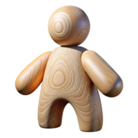 stunning abstract Abstract Wooden Figure Simple Shape Transparent Background exclusive png