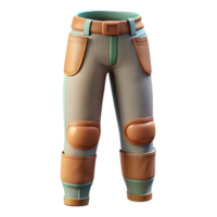 magnificent artistic Adaptive Pants Articulated Knees Transparent Background png