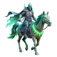 wonderful modern A Spectral Knight Riding a Skeletal Horse exclusive png