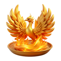 beautiful abstract A Majestic Phoenix Rising from a Pyre of F genuine png