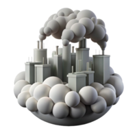 extraordinary abstract Air Pollution Smog Over City Gray Hue Element high resolution png