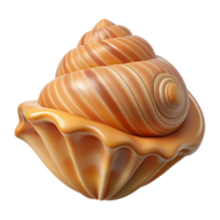 elegant rustic A Close Up of a Seashell with Intricate Pat authentic png