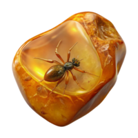 magnificent traditional Amber Fossil Insect Inclusion Transparent Background high resolution png