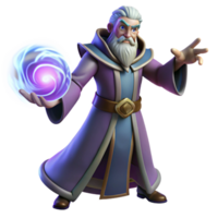 extraordinary abstract A Powerful Wizard Casting a Spell of Swir 4K png