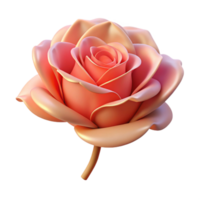 impressive abstract A Single Rose Blooming in a Garden Elega exclusive png
