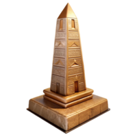dramatic minimalist Ancient Egyptian Obelisk Hieroglyphics exclusive png