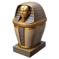 magnificent contemporary Ancient Egyptian Sarcophagus Element authentic png