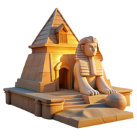 wonderful creative A Mysterious Sphinx Guarding an Ancient T professional png