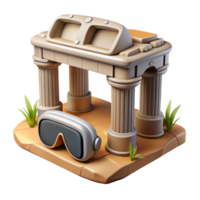 impressive creative Ancient Ruins Exploration Vr Headset high resolution png