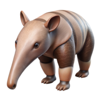 elegant abstract Anteater Sniffing for Ants Cutout png