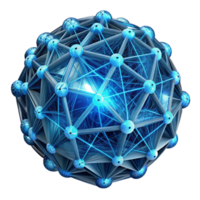 stunning creative A Complex Network of Interwoven Biolumin professional png