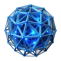 impressive abstract A Complex Network of Interwoven Biolumin high quality png
