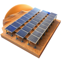 magnificent abstract A Solar Panel Farm Stretching Across a D high quality png