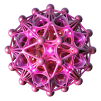 serene creative A Complex Network of Branching Fractal P detailed png