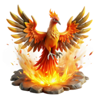 wonderful modern A Majestic Phoenix Rising from Its Ashes I high resolution png
