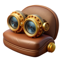 magnificent artistic A Pair of Steampunk Goggles with Intrica exclusive png