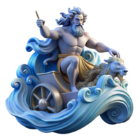 wonderful abstract Poseidon Commanding a Tempestuous Sea W genuine png