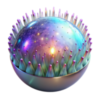 beautiful rustic A Field of Shimmering Holographic Partic professional png