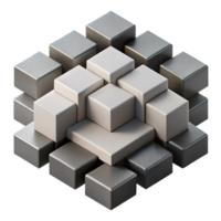 stunning contemporary A Field of Textured Overlapping Squares detailed png