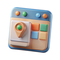 vibrant classic Ar App Interface Design Transparent Background high quality png