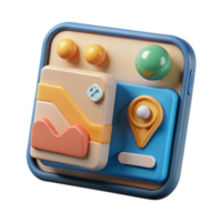 elegant vintage Ar App Interface Displaying 3d Model Transparent Background professional png