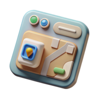 elegant artistic Ar App Interface Displaying 3d Model Transparent Background exclusive png