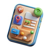 impressive artistic Ar App with Interactive Elements Transparent Background high resolution png