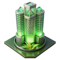 extraordinary abstract A Futuristic Skyscraper with Vertical Far 4K png