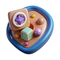 vibrant abstract Ar Object Recognition App Cutout genuine png