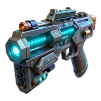 impressive minimalist A Close Up of a Futuristic Weapon with I 4K png