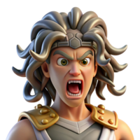 stunning traditional A Fierce Gorgon Petrifying a Warrior With original png