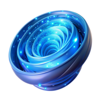 stunning rustic A Swirling Vortex of Digital Data Stream detailed png
