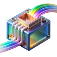 impressive creative A Quantum Computer Processing Complex Al high quality png
