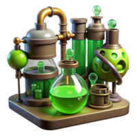 magnificent classic A Steampunk Laboratory Filled with Stra high resolution png