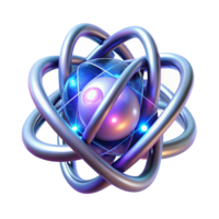 dramatic abstract A Quantum Computer Glowing with Ethereal premium png