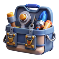 serene modern Astronaut Tool Kit with Assorted Tools png