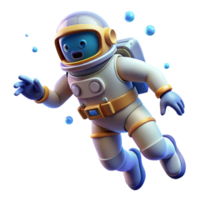 serene artistic Astronaut Training Underwater Simulation Transparent Background exclusive png