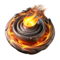 wonderful abstract A Swirling Vortex of Fire and Smoke Ill exclusive png