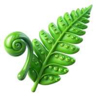 magnificent abstract A Lush Green Fern Unfurling Dew Drops C exclusive png