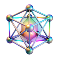 extraordinary classic Interconnected Crystalline Network premium png